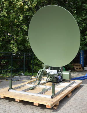 Август 2020 - изготовление и поставка антенны SNG 2.4 м С/Ku-диапазонов